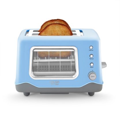 Rise by Bydaash Clear View 2-Slice Toaster